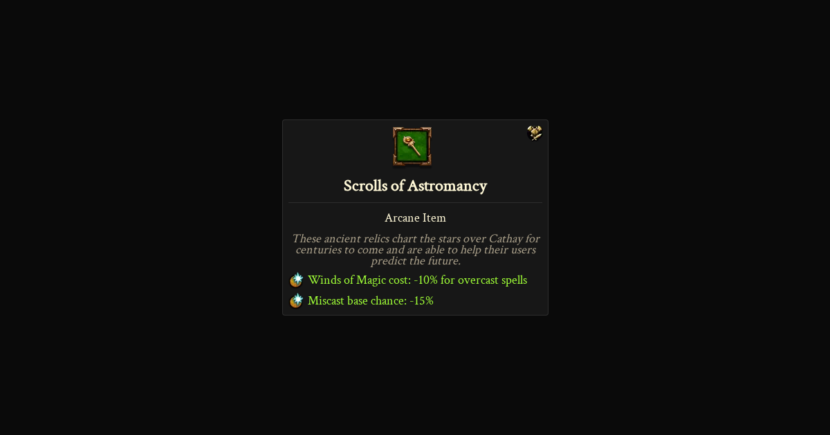 Scrolls of Astromancy | TWDB
