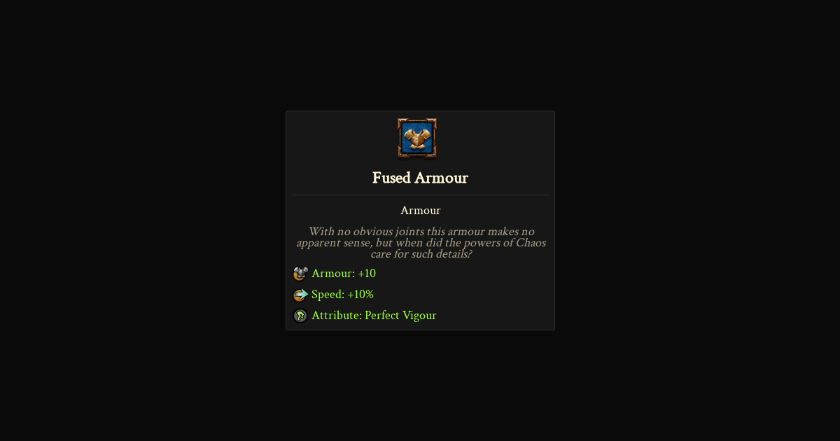 Fused Armour | TWDB
